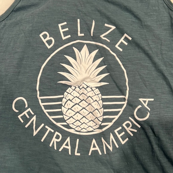 Belize Central America Teal Twisty Tank - Picture 3 of 4